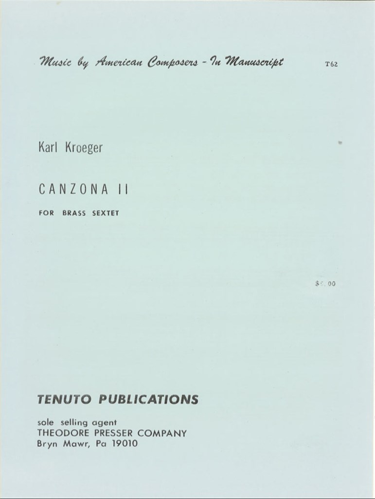 Canzona Ii